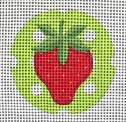 Strawberry Dot Green/Round (Raymond M Crawford)