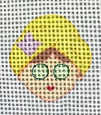 Cucumber Spa Girl Ornament (Raymond M Crawford)