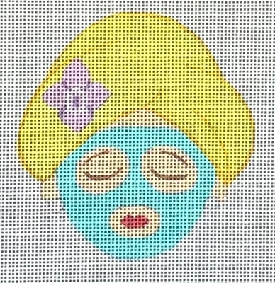 Spa Mask Girl Ornament (Raymond M Crawford)