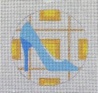 Blue High Heel Ornament (Raymond M Crawford)
