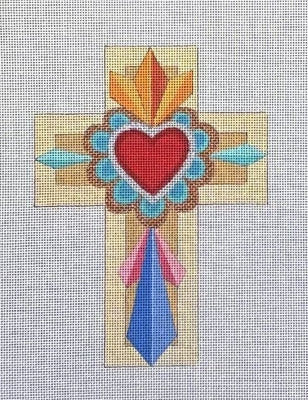 Sacred Heart Cross (Raymond M Crawford)