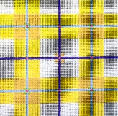 Yellow Plaid Square (Raymond M Crawford)