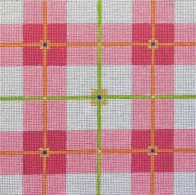 Pink Plaid Square (Raymond M Crawford)
