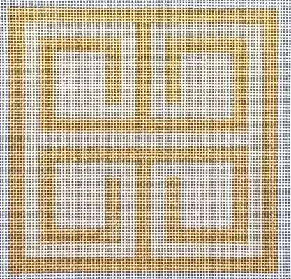 Greek Key Square/Ivory (Raymond M Crawford)
