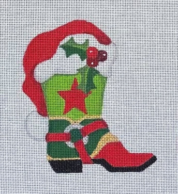 Santa Cowboy Boot (Raymond M Crawford)