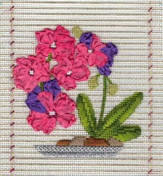 Orchids w/Stitch Guide (Raymond M Crawford)