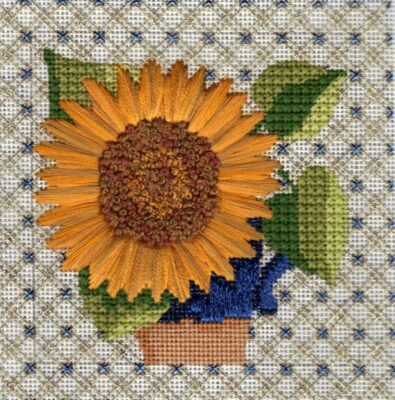 Sunflowers w/Stitch Guide (Raymond M Crawford)