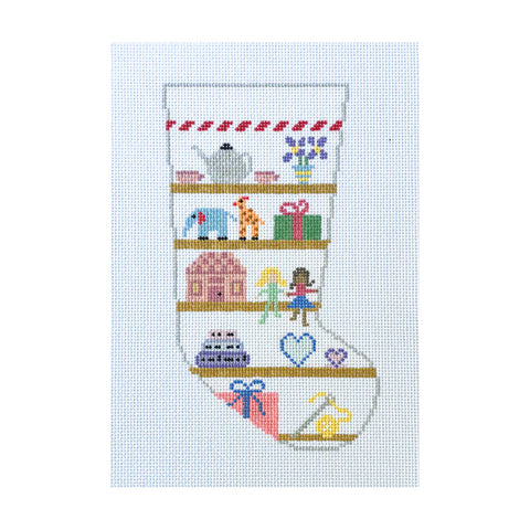 Girl Shelves Midi Stocking (Hello Tess Designs)