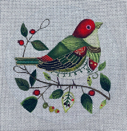 Holiday Birdy 4 (Mindys Needlepoint)