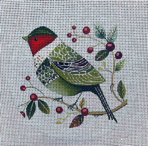 Holiday Birdy 5 (Mindys Needlepoint)