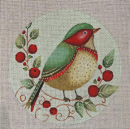 Holiday Birdy 8 (Mindys Needlepoint)