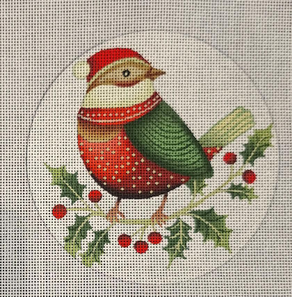 Holiday Birdy 9 (Mindys Needlepoint)