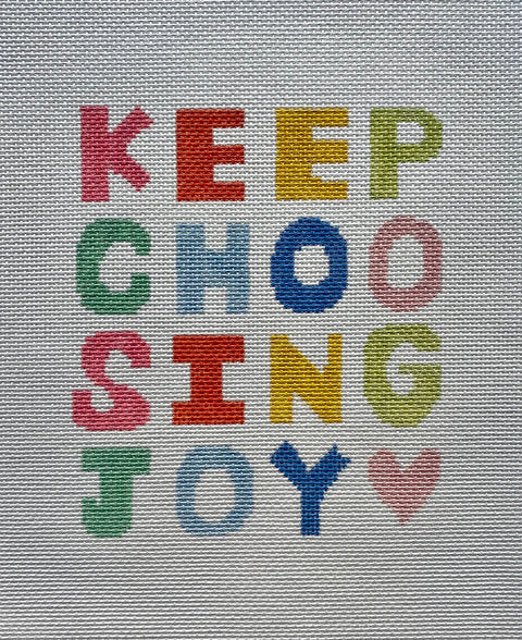 Keep Choosing Joy/Large on White (Leland Gal)