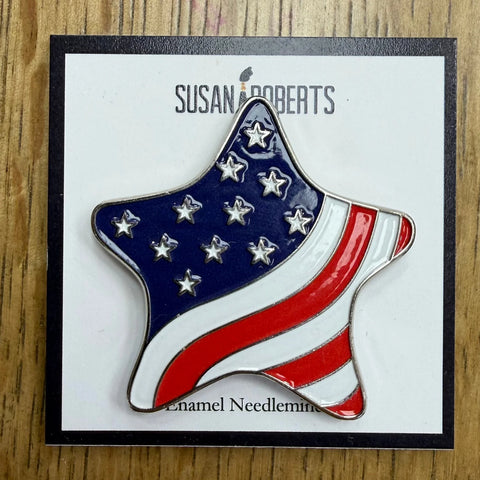 Flag Star Needleminder (Susan Roberts)
