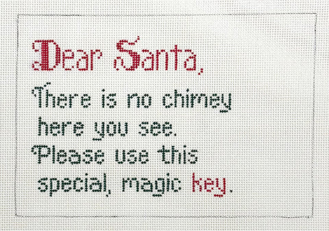 Dear Santa There is no chimney…magic key (Patti Mann)