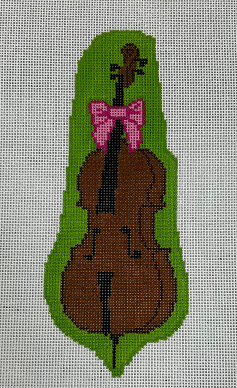 FD432 Holiday Cello Ornament (Froopy Designs)