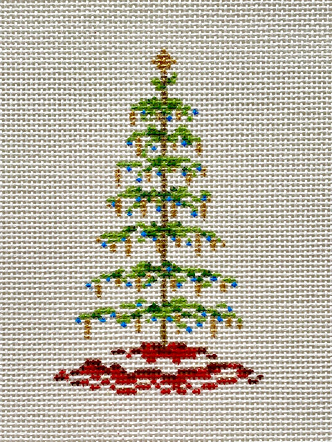 Victorian Christmas - Feather Tree (The Plum Stitchery)