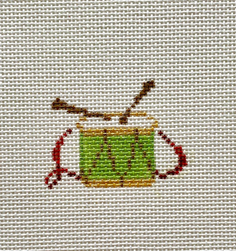 Victorian Christmas - Toy Drum (The Plum Stitchery)