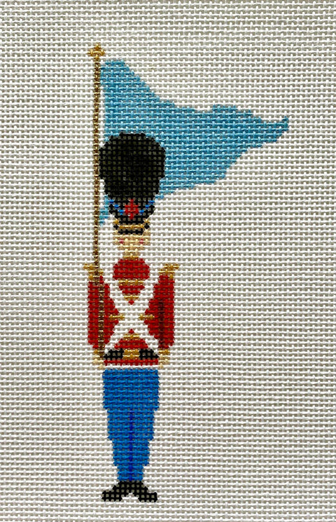 Victorian Christmas - Toy Soldier & Flag (The Plum Stitchery)
