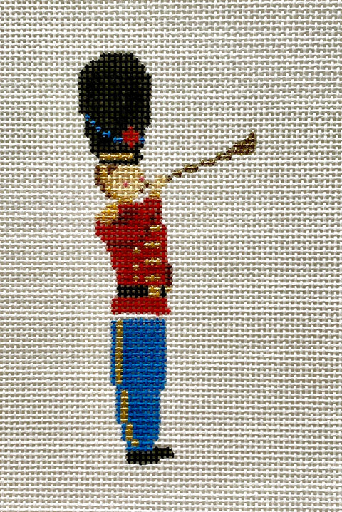 Victorian Christmas - Toy Soldier & Horn (The Plum Stitchery)