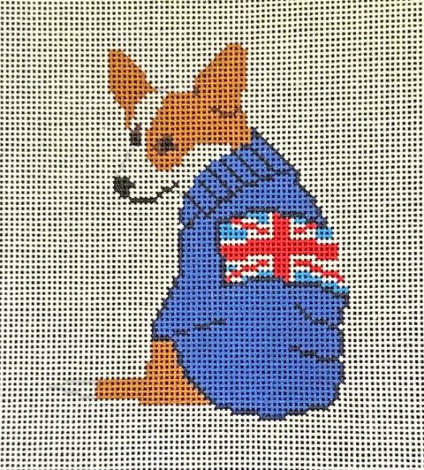 Corgi in UK Sweater (Froopy Designs)