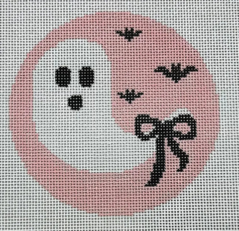Ghost w/Bow on Pink (Collection Designs)