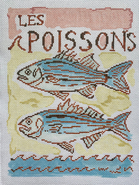 Les Poissons - 13M (The Plum Stitchery)