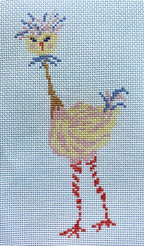 Strange Birds/Pink (The Plum Stitchery)