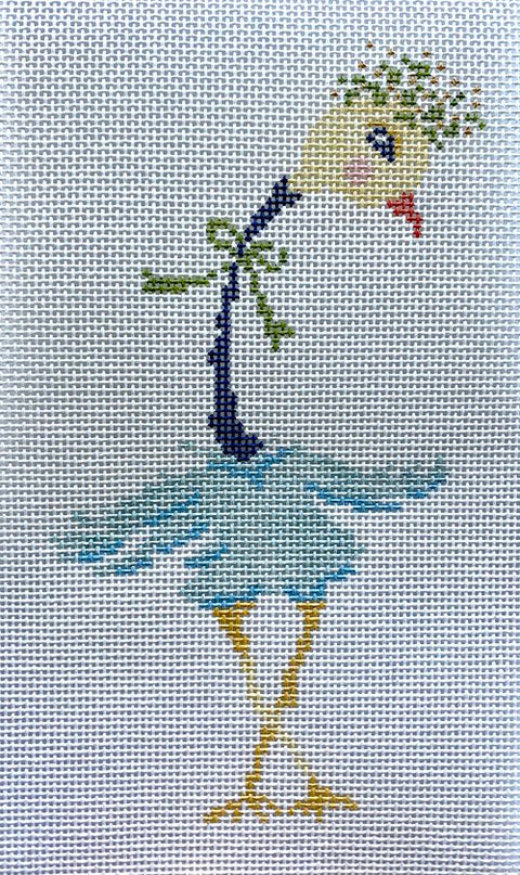Strange Birds/Blue (The Plum Stitchery)