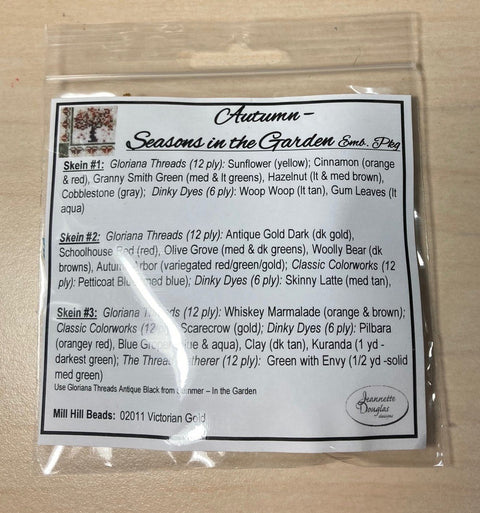 Autumn - Seasons In The Garden Embellishment Pack (Jeanette Douglas)