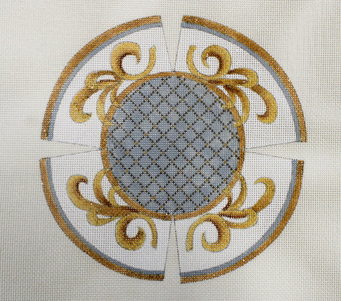 Swirly Yarmulke (Fleur de Paris)
