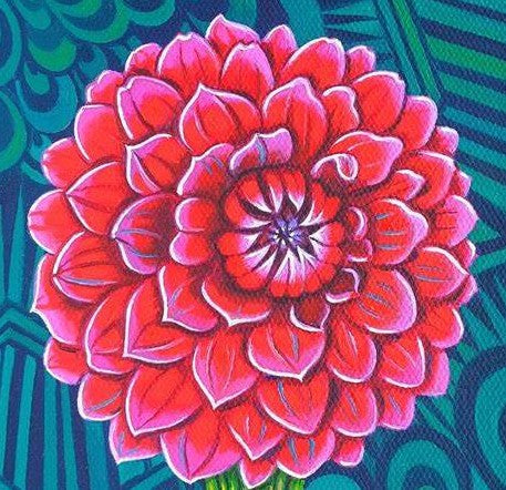 Dahlia/Red (Danji Designs)