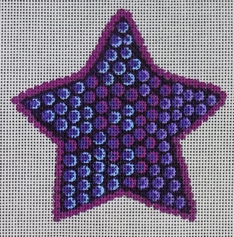 Purple Star Ornament (Danji Designs)