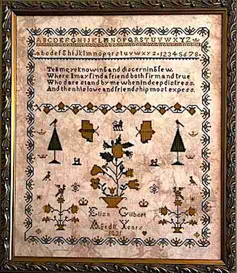 Eliza Gilbert 1831 (Olde Willow Stitchery)
