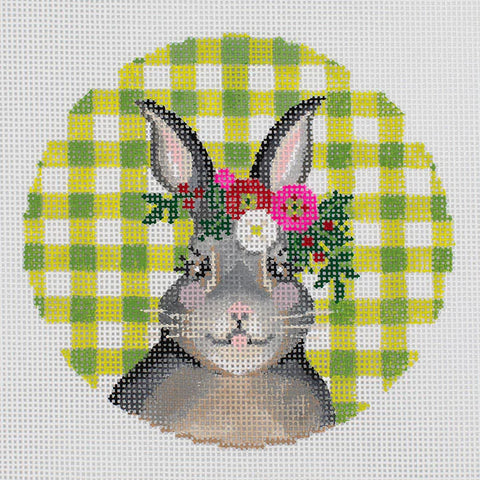 Jack a Christmas Rabbit (Kelly Clark Needlepoint)