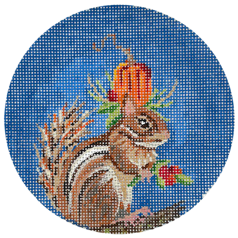 Charlie a Halloween Chipmunk (Colonial Needle)