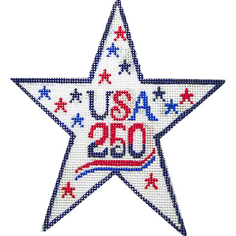 USA 250 Star (Kelly Clark Needlepoint)