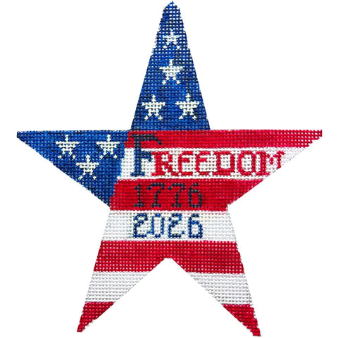 Freedom Star (Kelly Clark Needlepoint)