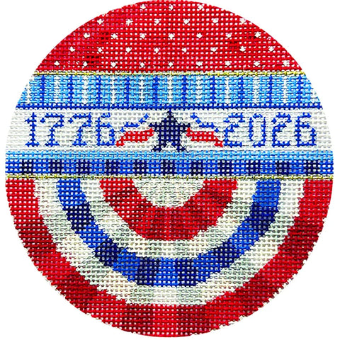 1776/2026 Bunting (Kelly Clark Needlepoint)