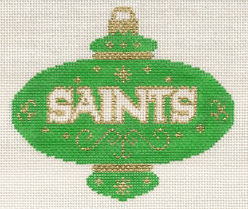 Saints Green Ornament (Jude Designs)