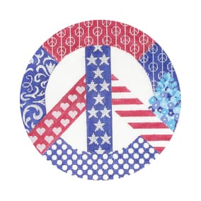 Peace Red/White/Blue (CBK Needlepoint)