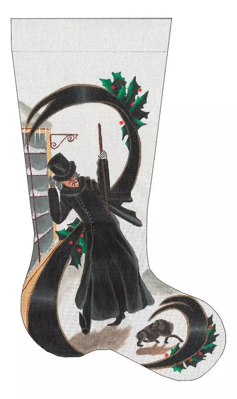 Scrooge’s Best Friend Stocking (Leigh Designs)