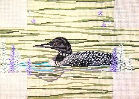 Loon & Lupines Brick Cover (Needle Crossings)