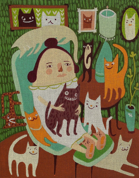 Cat Lady Rug (Maggie Co)