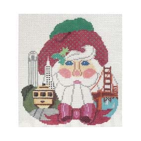 San Francisco Santa Head (Shelly Tribbey)
