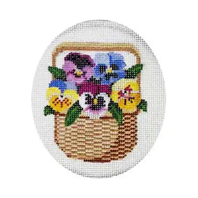 Basket w/Pansies (Melinda B McAra)