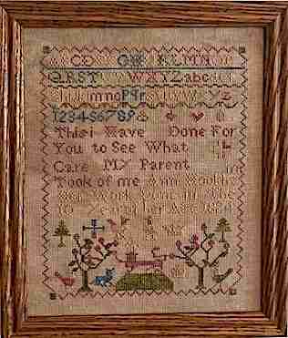 Ann Hookham 1824 (Olde Willow Stitchery)