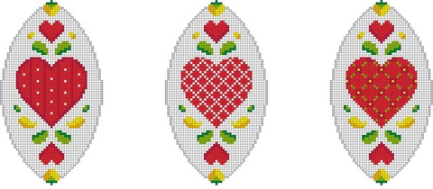 Triad 3D - Hearts Ornament (MountainHeir)