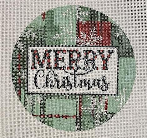 Merry Ornament 2 (Mindys Needlepoint)