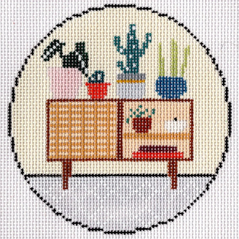Midcentury Interior Round (Hello Tess Designs)